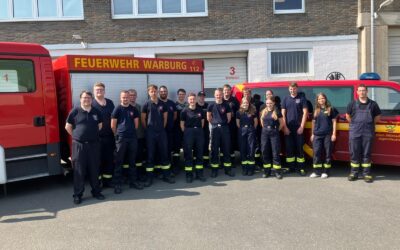 Erfolgreicher Sprechfunker-Lehrgang bei der Feuerwehr Warburg abgeschlossen