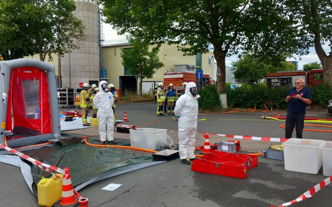 ABC-Zug Kreis Höxter Süd übt Ernstfall in Warburg