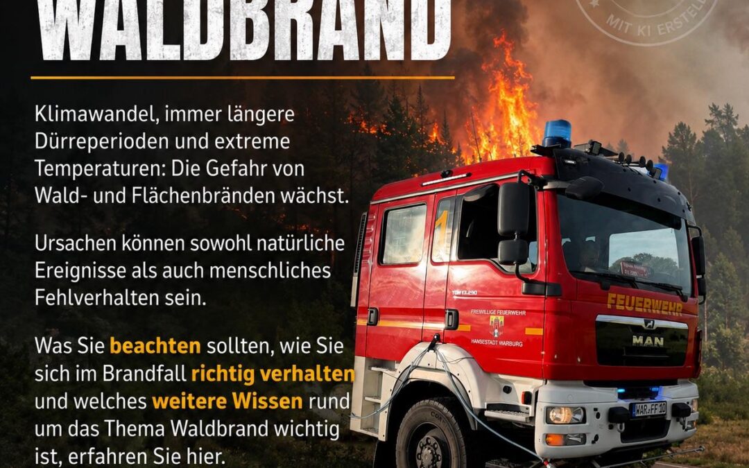 Waldbrand – eine Gefahr, die uns alle angeht