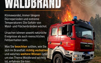 Waldbrand – eine Gefahr, die uns alle angeht